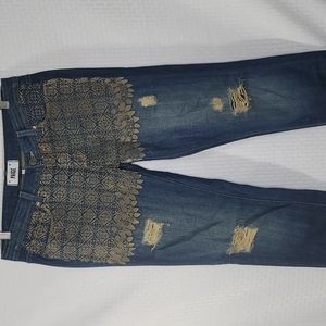 Paige jeans with velour detail size 28 excellent condition
